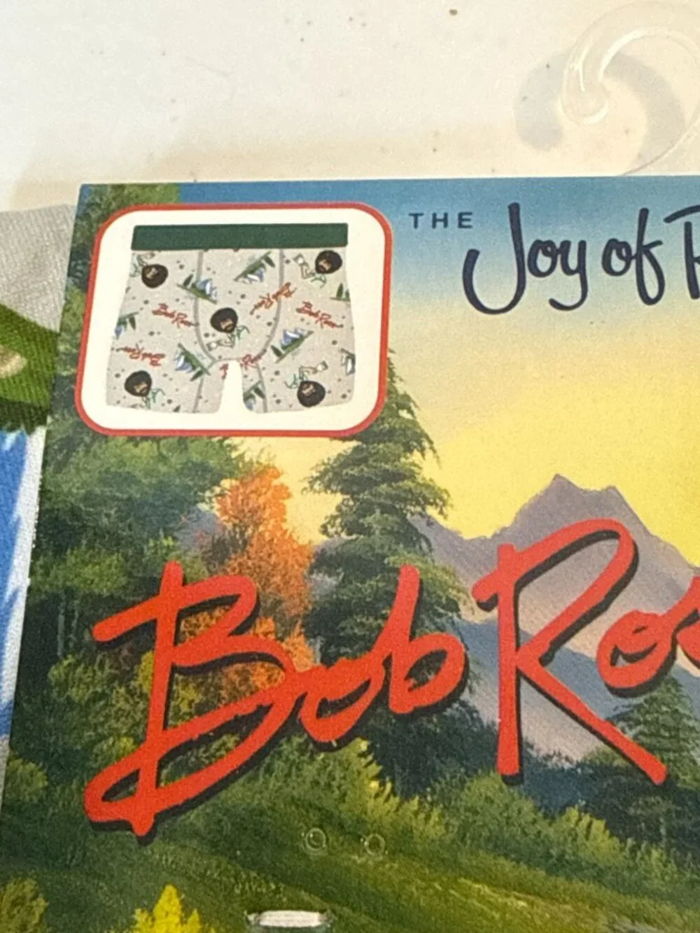 Bob Ross Joy of Painting Men’s Boxer Brief Size M 32-34 New